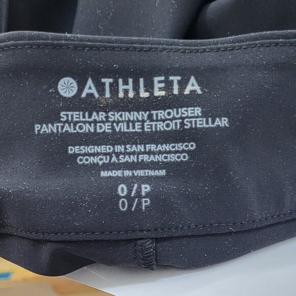 Athleta Stellar Trouser in Black NWT - Picture 9 of 9